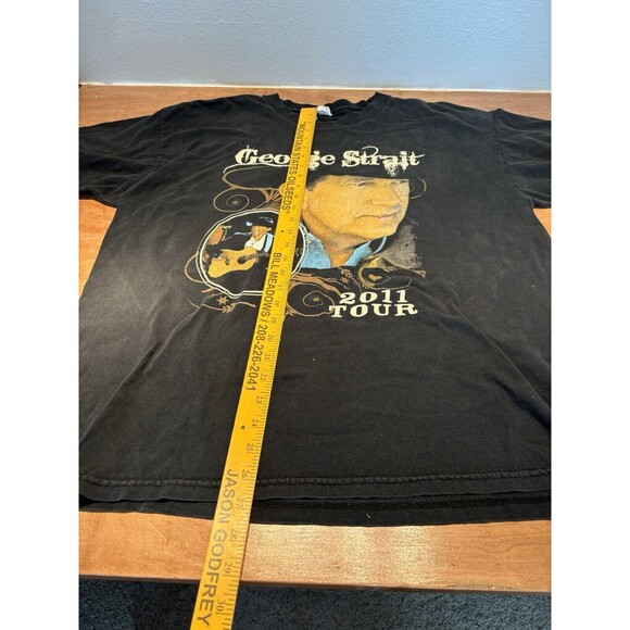 George Strait Reba McIntire with Lee Ann Womack 2011 Tour Tshirt Size XL - Picture 4 of 6